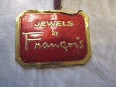 Vintage Francois Brooch pin 3″ with tag