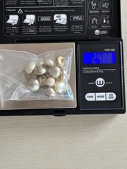 Vintage Pearl Mixed Lot Cufflinks Shirt Studs Jewelry Parts Repair AS IS Untest