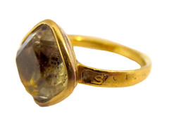 KEPPEL Collection GOLDEN CITRINE Dress RING – English ROYALTY RARE Edward VII