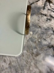 BEAUTIFUL VINTAGE 14k GF MARATHON DESIGN FLORAL, LADIES BANGLE BRACELET.