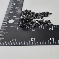 Black Crystal Glass Beaded Dangle Clip-On Earrings & Choker Set