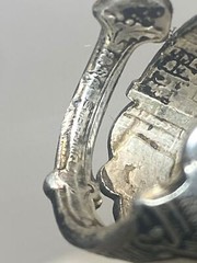 Twas the night before Christmas ring size 5.50 spoon band Gorham sterling silver