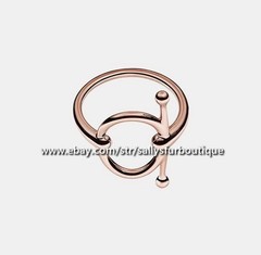 Sally’s Quality 100% Copper Scarf Ring Circle Buckle Brooch For Silk Scarves