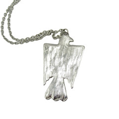 Phoenix Thunderbird Vintage Bird Southwestern Pendant Necklace