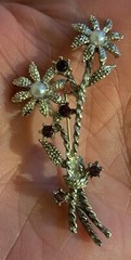 Vintage AAi Silver Tone Brooch