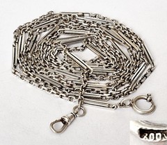 Long Necklace Chain Pendant Watch Chain 800 Silver Z524