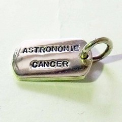 Silver Constellation Pendant Top Cancer Vintage Unisex Not specified