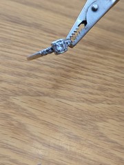 Vintage Estate Diamond Platinum Engagement Ring (10 irid plat ring) Size 8.5