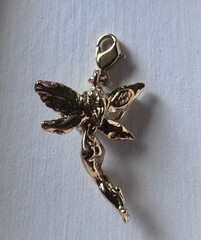 6 Vintage Kirks Folly Fairy Angels Charms Retired NIB Full Set