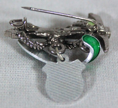 RARE! 195OS VTG JOWA “INNSBRUCK” TIROL AUSTRIA SOUVENIR HAT BROOCH /PIN NEW