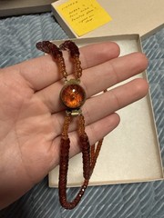 Signed Vintage Artisan Beaded Necklace – One of a Kind
