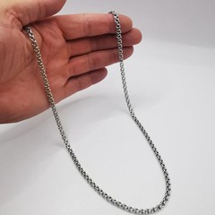 Vintage Sterling Silver Signed Chain Necklace 22 in (56 cm) 0.69 oz (19.58g)