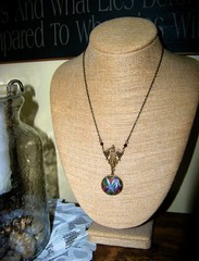 Art Nouveau Unique Lovely Lavalier Necklace