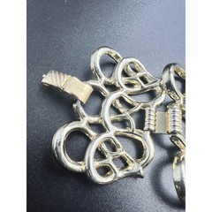 1960s Sarah Coventry Gold Tone Wide Scroll Panel Bracelet, Signed Vintage