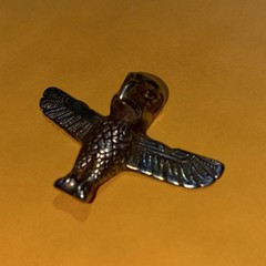 Silver Tone Metal Bird Brooch Pin Animal & Insect Theme Unisex Adults