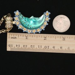 Kirks Folly Goddess Moon Magnetic Necklace & Pendant 30″ Celestial Gold Tone