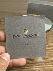 Vintage Daniel Swarovski Solid Sterling Silver GP Bumblebee Brooch Rare Box/coa