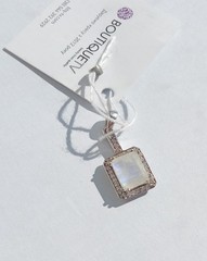 Vintage Pendant Rainbow Adular stone Sterling Silver 925 Beautiful Women Jewelry