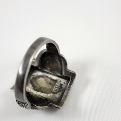 WWII USN Sterling Silver Sweetheart Ring Size 5.25 US Navy 1940s Militaria