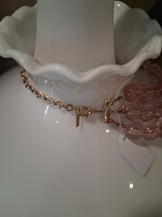 Sugarfix Acrylic Lucite Multi Strand Necklace