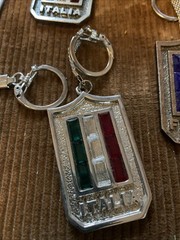 Vintage Attic Jewelry Find 5 Key Chains Italy France Other Unused