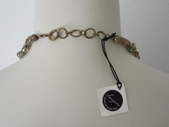 Langani Necklace Glass Beads 5 Rhg 115.4 G / 39-43 Cm