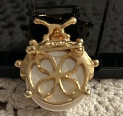 Vintage Marvella Ladybug Brooch Excellent Condition