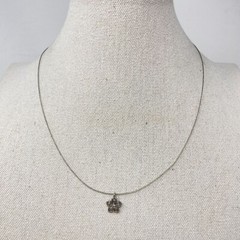 Lady Remington Daisy Necklace Silver-Tone Flower Dainty Soft Girl Feminine VTG