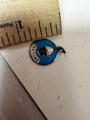 Sterling Silver Charm Enamel Tourist Souvenir Nassau Bahamas Round bmco