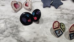 Vintage Lot of Pierced Earrings from 1980s & 1990s, Unbranded Lot of 11