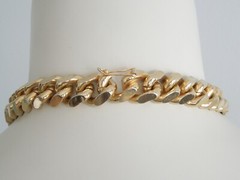 Necklace Collier Panzer Chain Gold Tone Fashion Jewelry 169.2 G/39 Cm