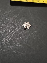 Sterling Silver 925 Star of David Pendant Turquoise Inlay