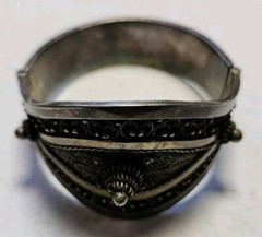 Vintage Berber Bracelet Kabe 850 Silver Morocco
