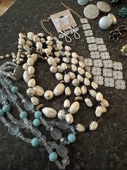 Vintage Costume Jewelry Lot Earrings Necklace Vendome West Germany Deauville Etc