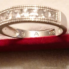 Vintage Designer Sterling Silver & Cubic Zirconia Ring – Size 9 / 2.79 g NP#548