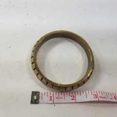 Vtg Mid Century Modern Bracelet Gold Tone Metal