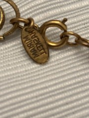 Miriam Haskell Vintage Heavy Gold Tone Rope 36 In Necklace