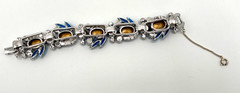 JULIANA D&E Parure Blue Heliotrope Olivine Accents Reference #1199 & 5474