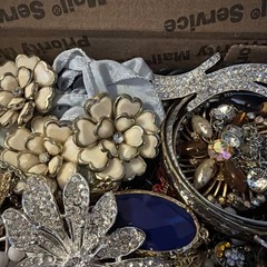 Vintage to Now Jewelry Lot, ALL WEARABLE Untested. No Broken. Box A2