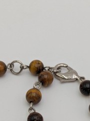 Vintage H.D.N.Y. Necklace TIGER EYE 19″