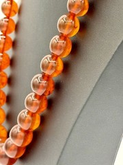 Antique Vintage Estate Jewelry HONEY Cherry BALTIC AMBER NECKLACE 74+ Grams