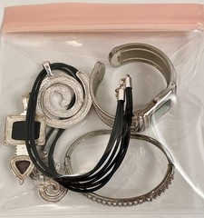 Vintage To Now Silver Toned Jewelry Bundle Wearable Mixed Lot