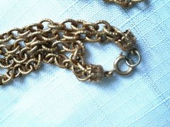 Vintage Gold Tone Chain Necklace 35 Inches Two Strands. As Pictured -VM73