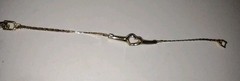 Vintage Goldette Gold Tone Heart Bracelet 6.75” See Description
