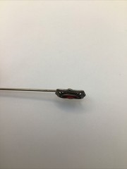 Antique Art Deco Stick Pin Red Stone 2.5”