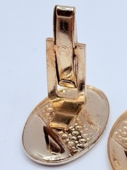Vintage Swank Mid-Century Gold-tone Cufflinks and Tie Bar Set in Orininal Box