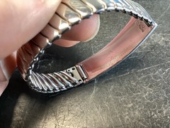 NICE UNUSED VINTAGE 50’s ERA ELCO STERLING ID BRACELET W/ORIGINAL BOX