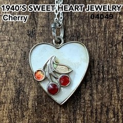 Sweetheart Jewelry Cherry Silver Vintage Necklace Not specified Used