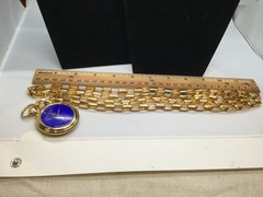 Joan Rivers Pocket Watch And Massive Chain