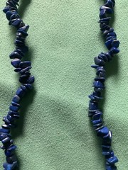 STERLING SILVER LAPIS NECKLACE LAPIS PENDANT & CHAIN 16” PLUS GIFT